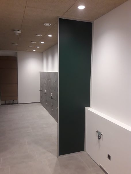 Schamwand raumhoch